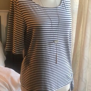 Chicos classic stripe tee